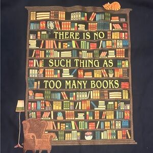 Kids Navy Blue Book-Themed T-Shirt